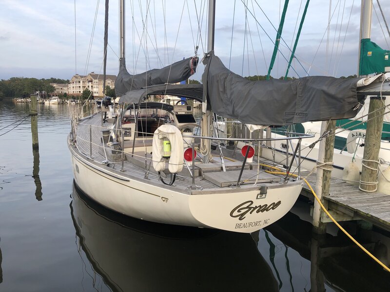 Grace
Backed into a marina Solomons Island